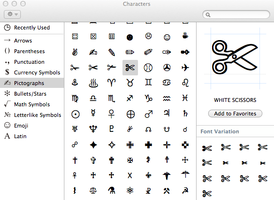 mac keyboard shortcuts for symbols